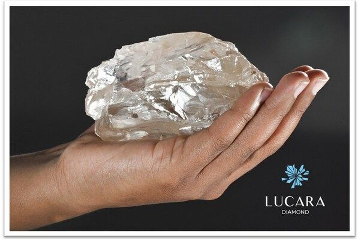 2,492 carat diamond recovered at Lucara Diamond's Karowe mine.