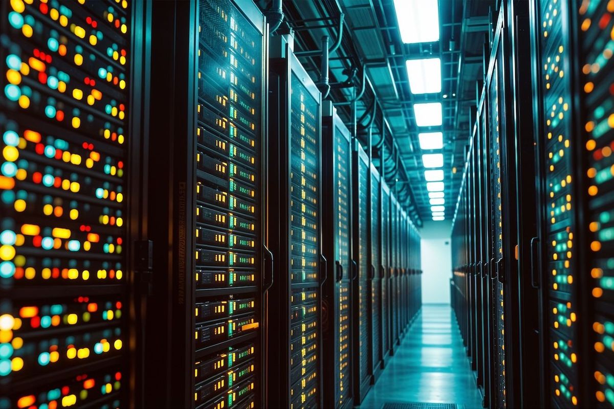 A data center.