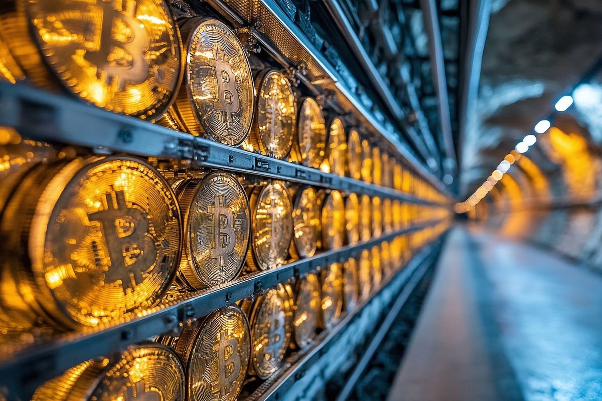 A reserve full of Bitcoins.