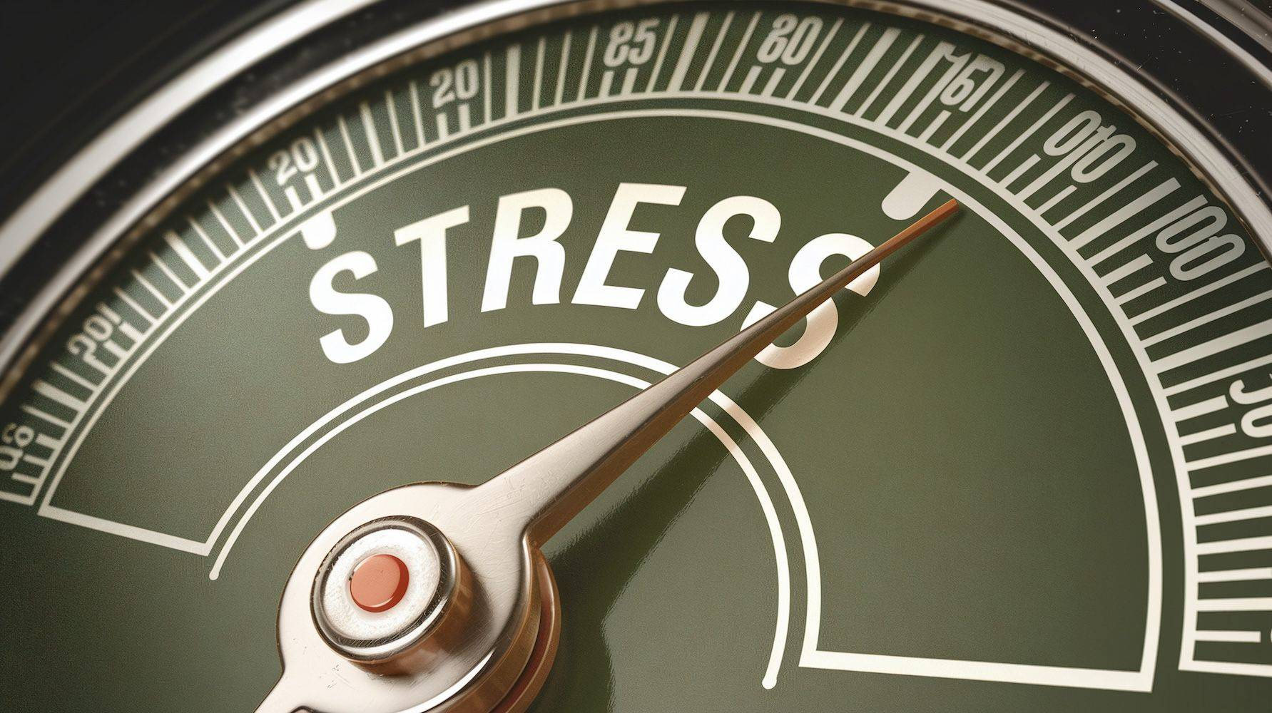 A scale pointing to "stress."