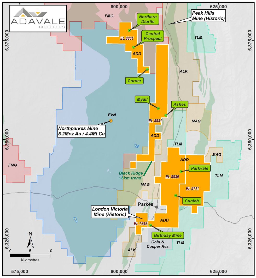 Adavale Resources Lachlan Fold Belt, NSW project