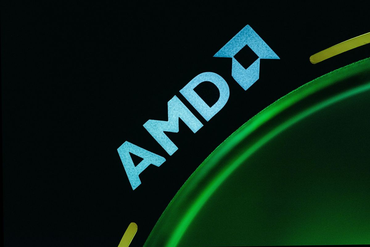 AMD logo.