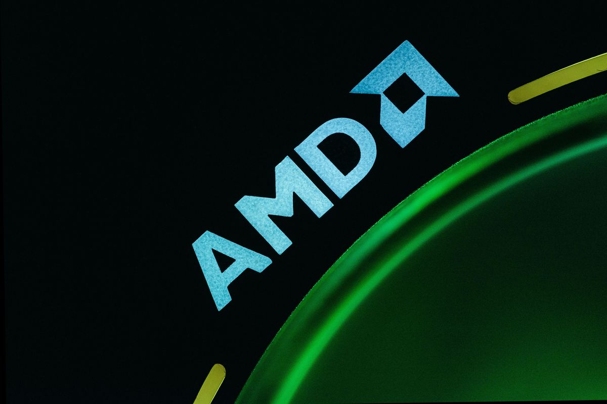AMD logo.