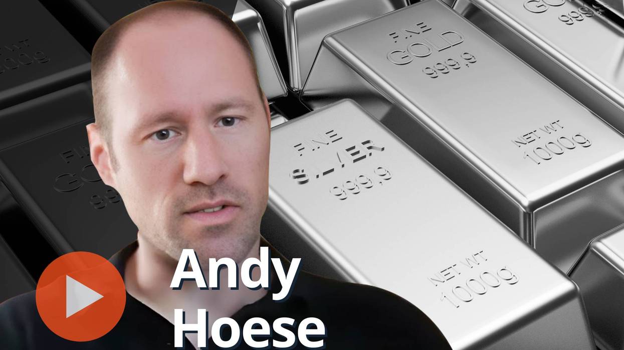 Andy Hoese, gold and silver bars.