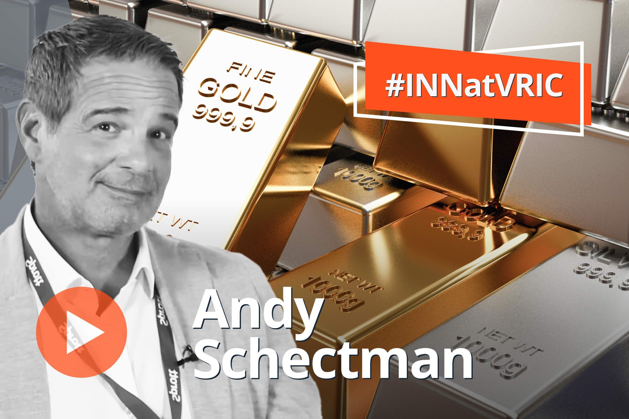 andy schectman, gold and silver bars