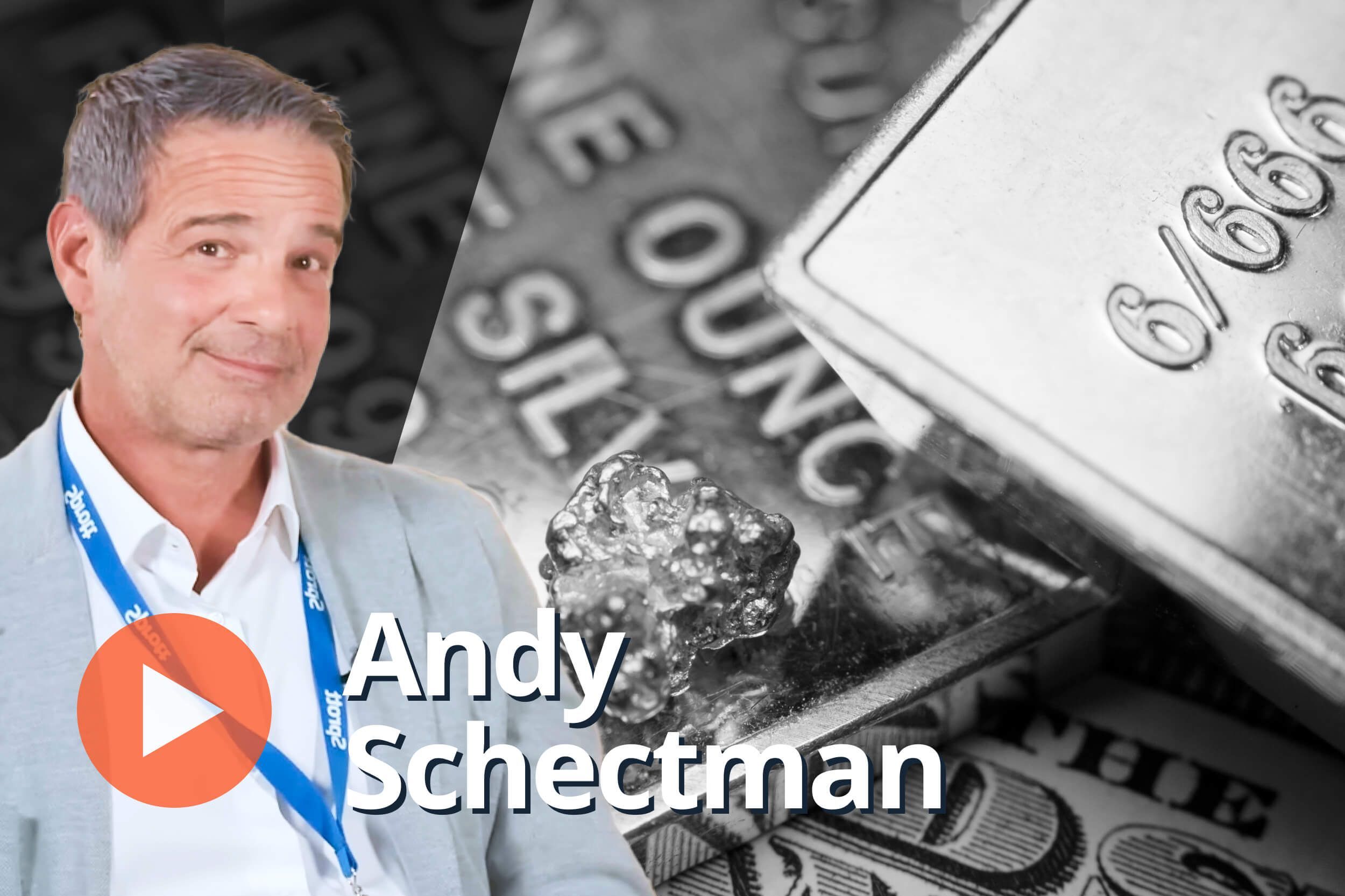 Andy Schectman, gold and silver bars