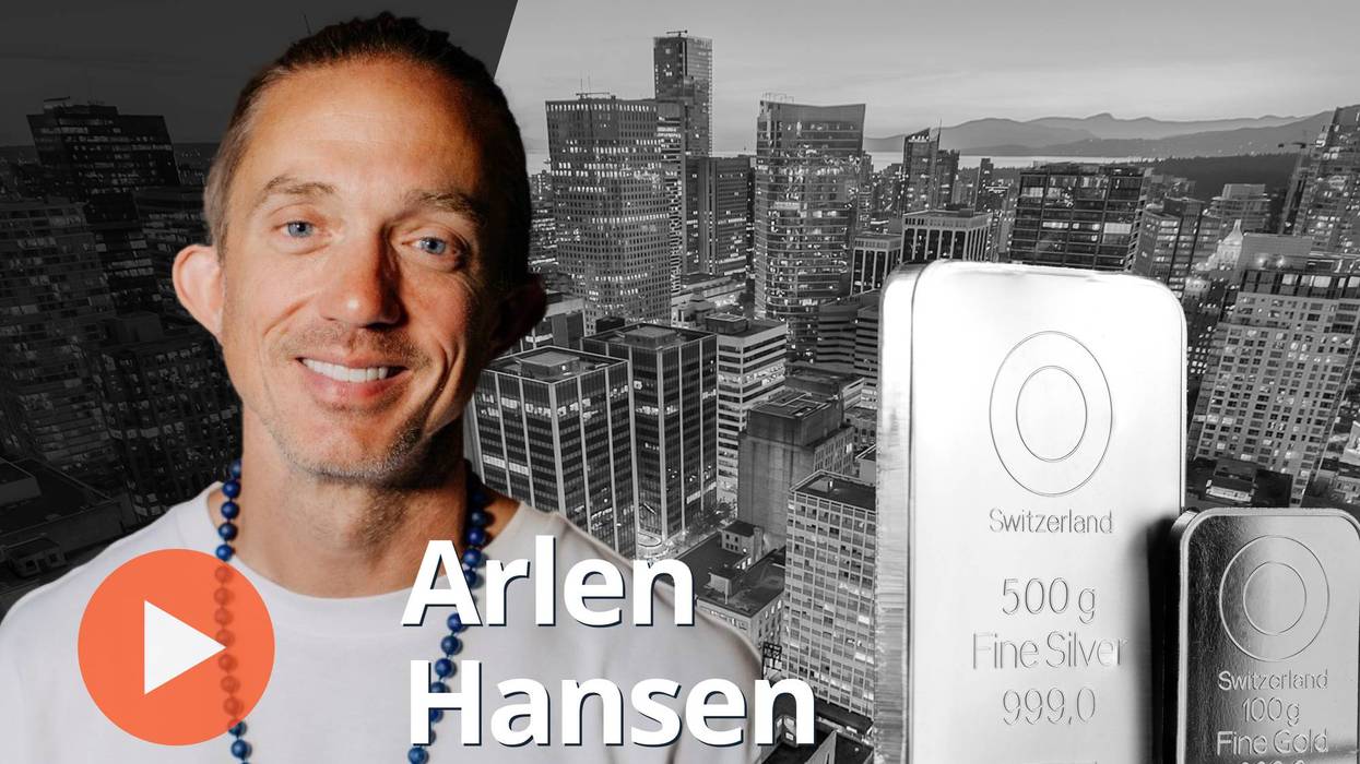 Arlen Hansen, gold and silver bars.