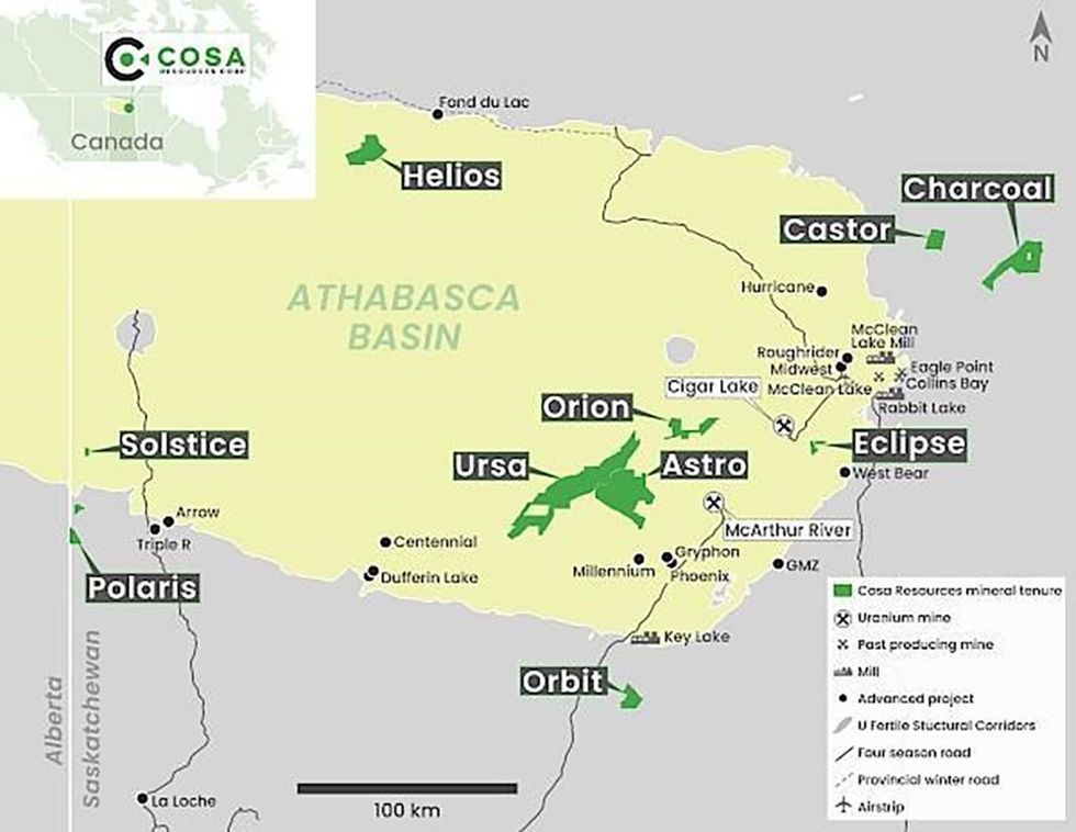 Athabasca Basin Uranium Exploration Projects