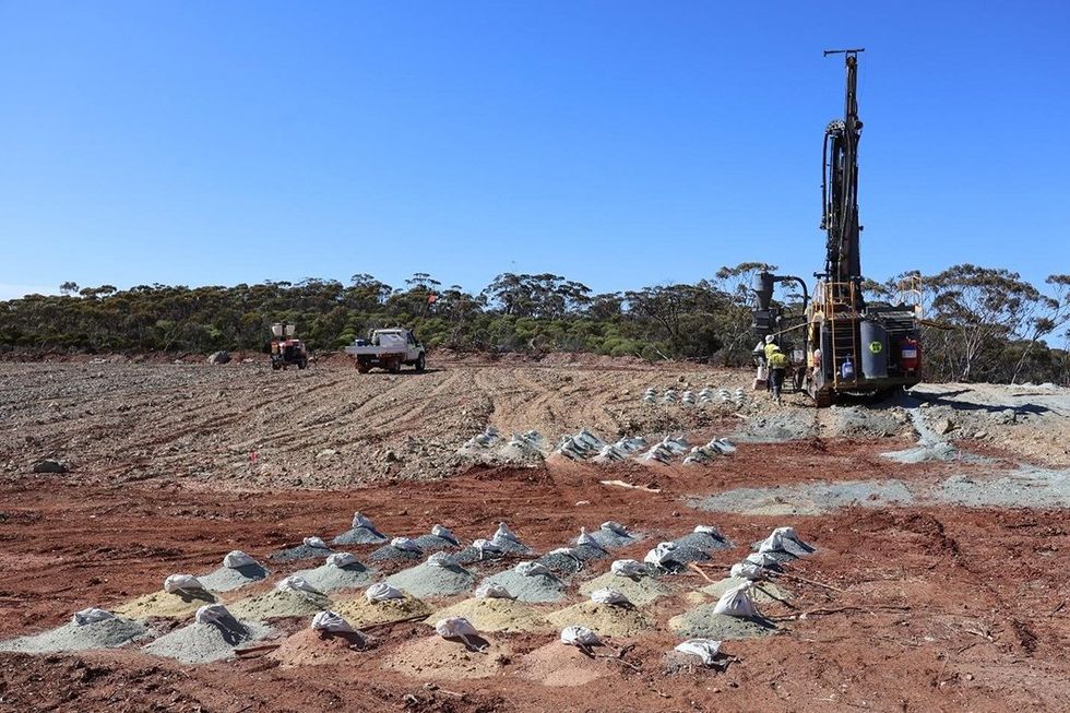 Auric Mining's grade control drilling at Munda