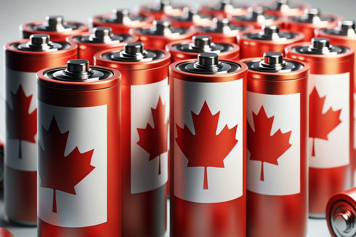 batteries with canadian flag on them