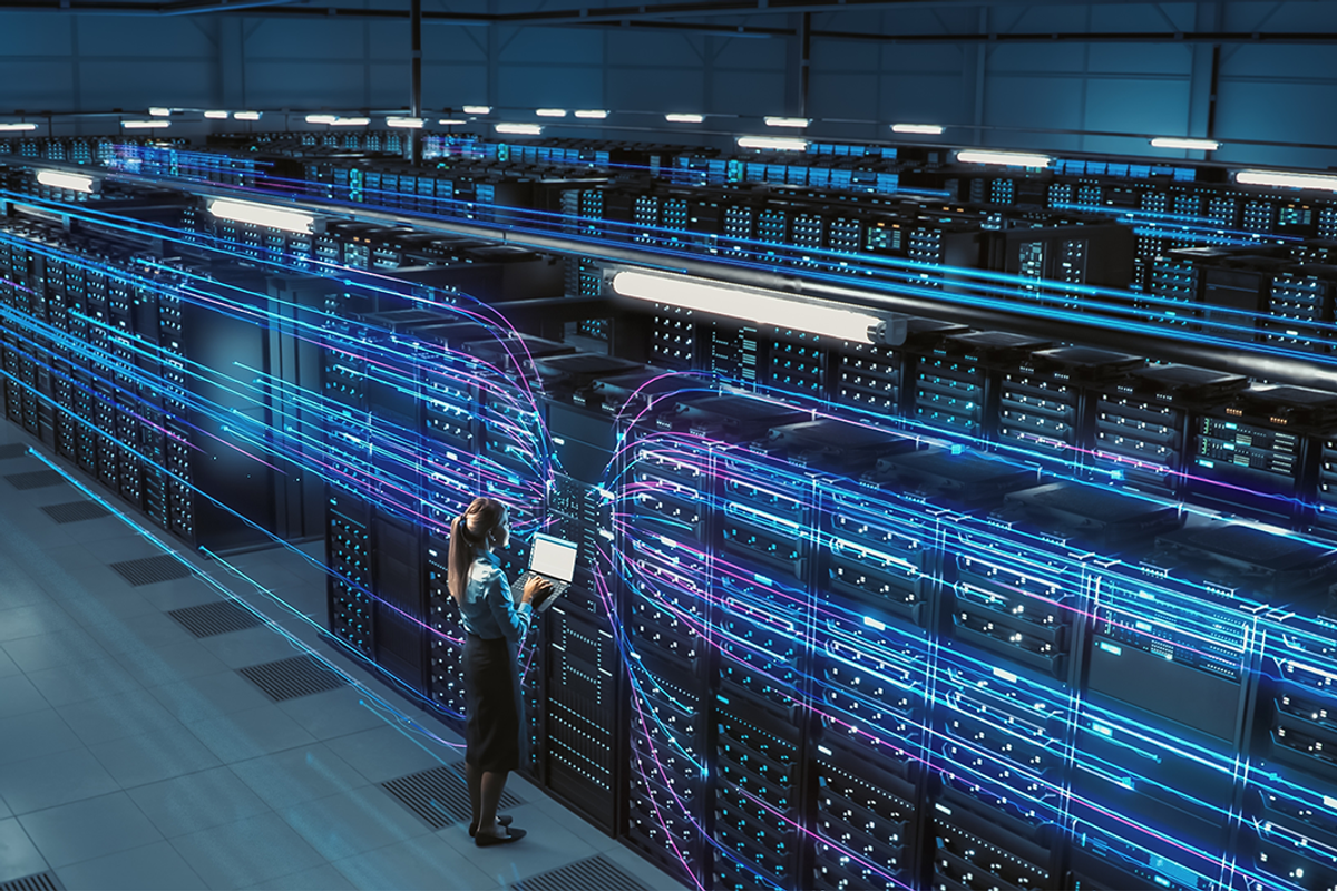 Big data centre.
