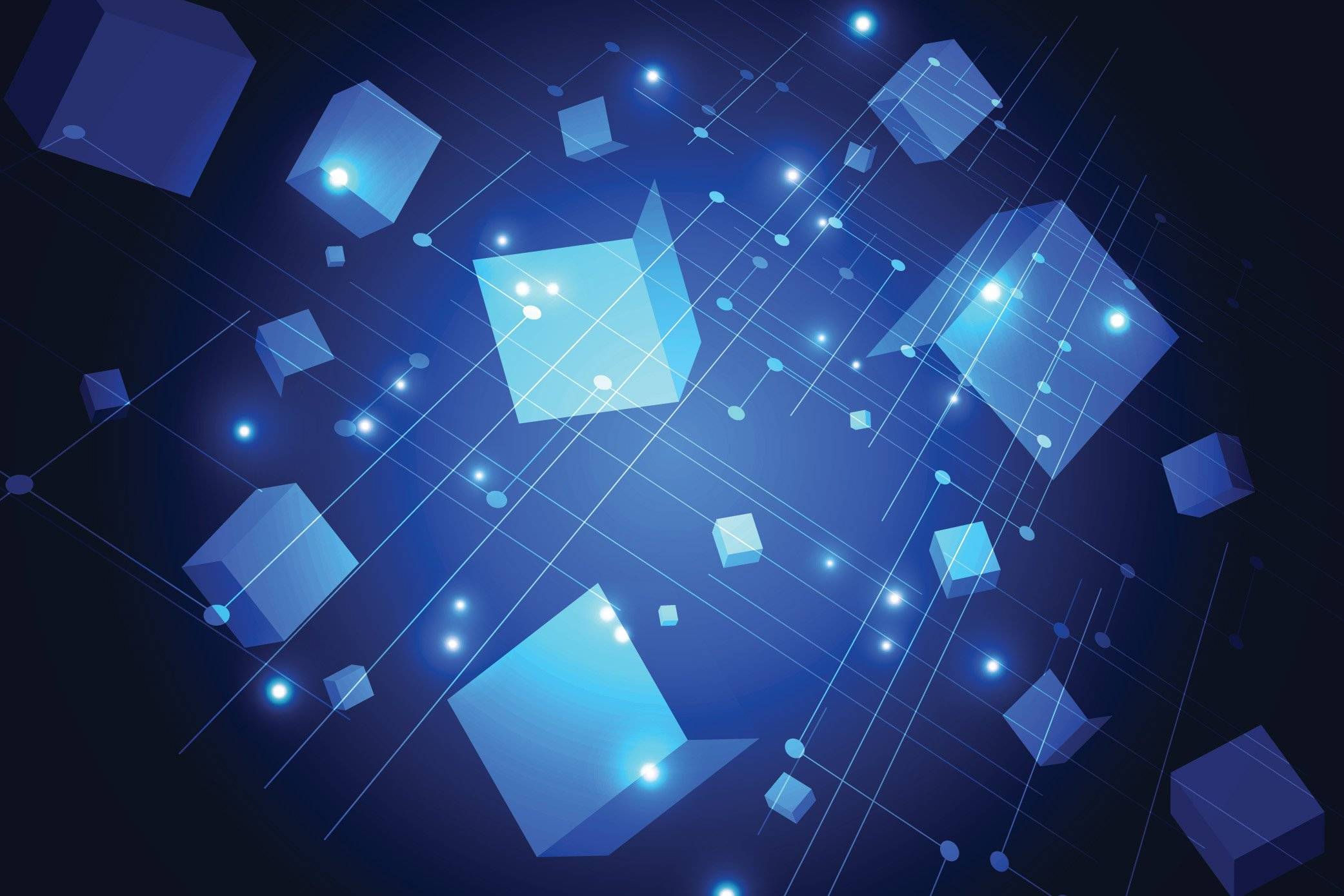 Blue cubes.