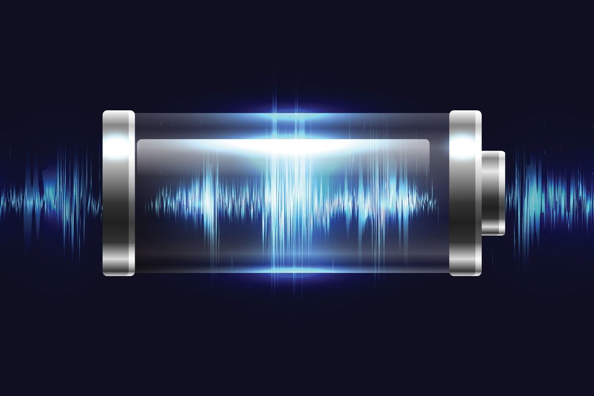 blue lithium-ion battery