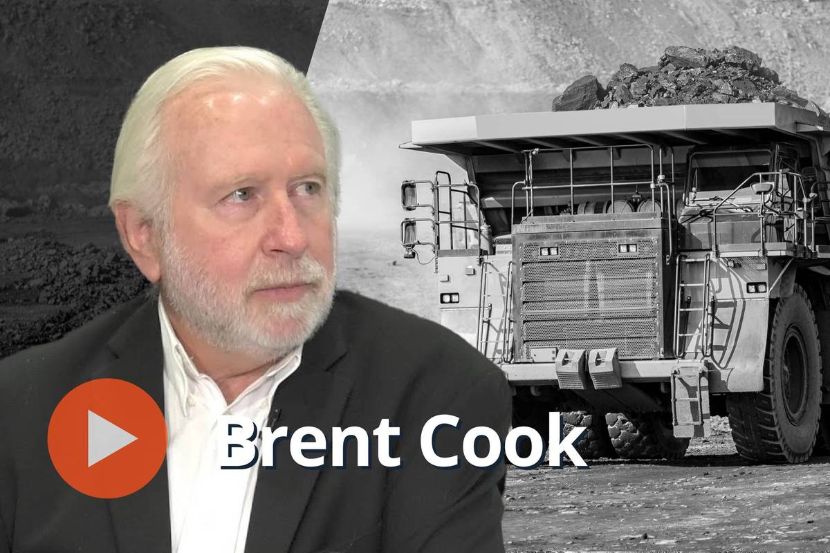 Brent Cook, mining truck.