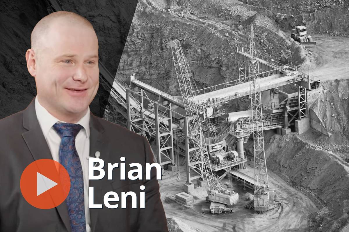 Brian Leni, mine site.