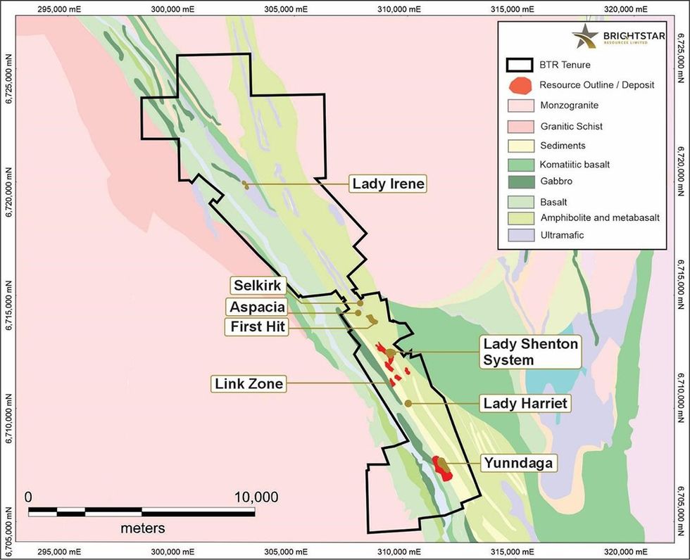 Brightstar Resources Menzies Gold Project