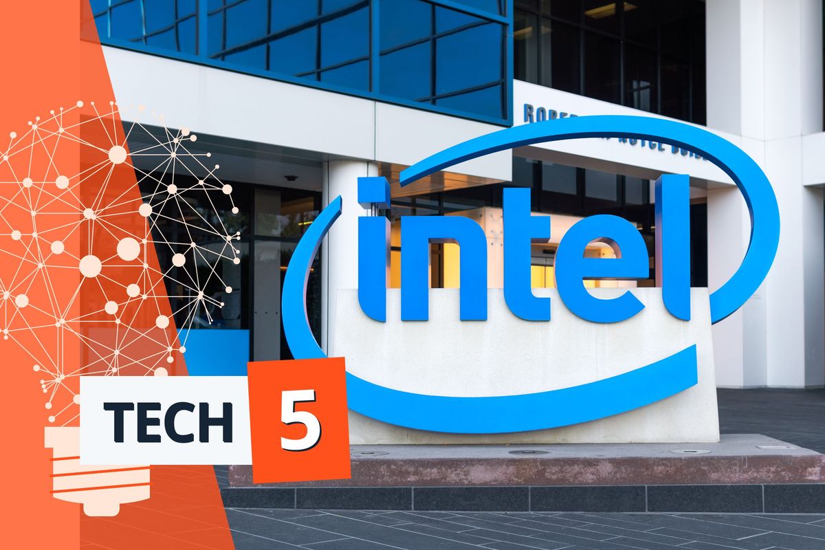 Building with Intel logo.
