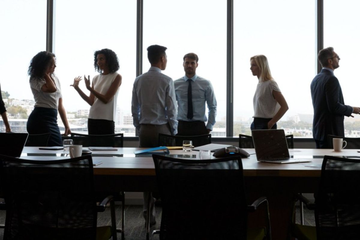 business people in meeting