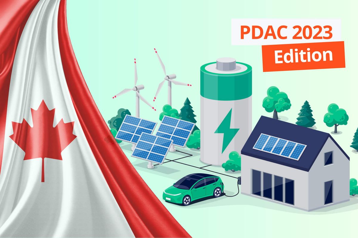 canada flag, EV charging, solar panels, batteries
