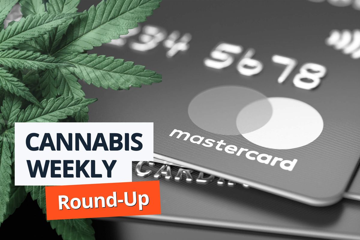cannabis leaves with mastercard