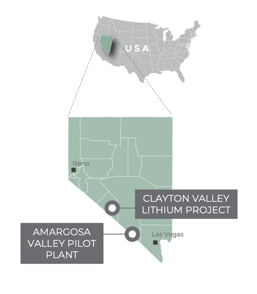 Century Lithium Project Location