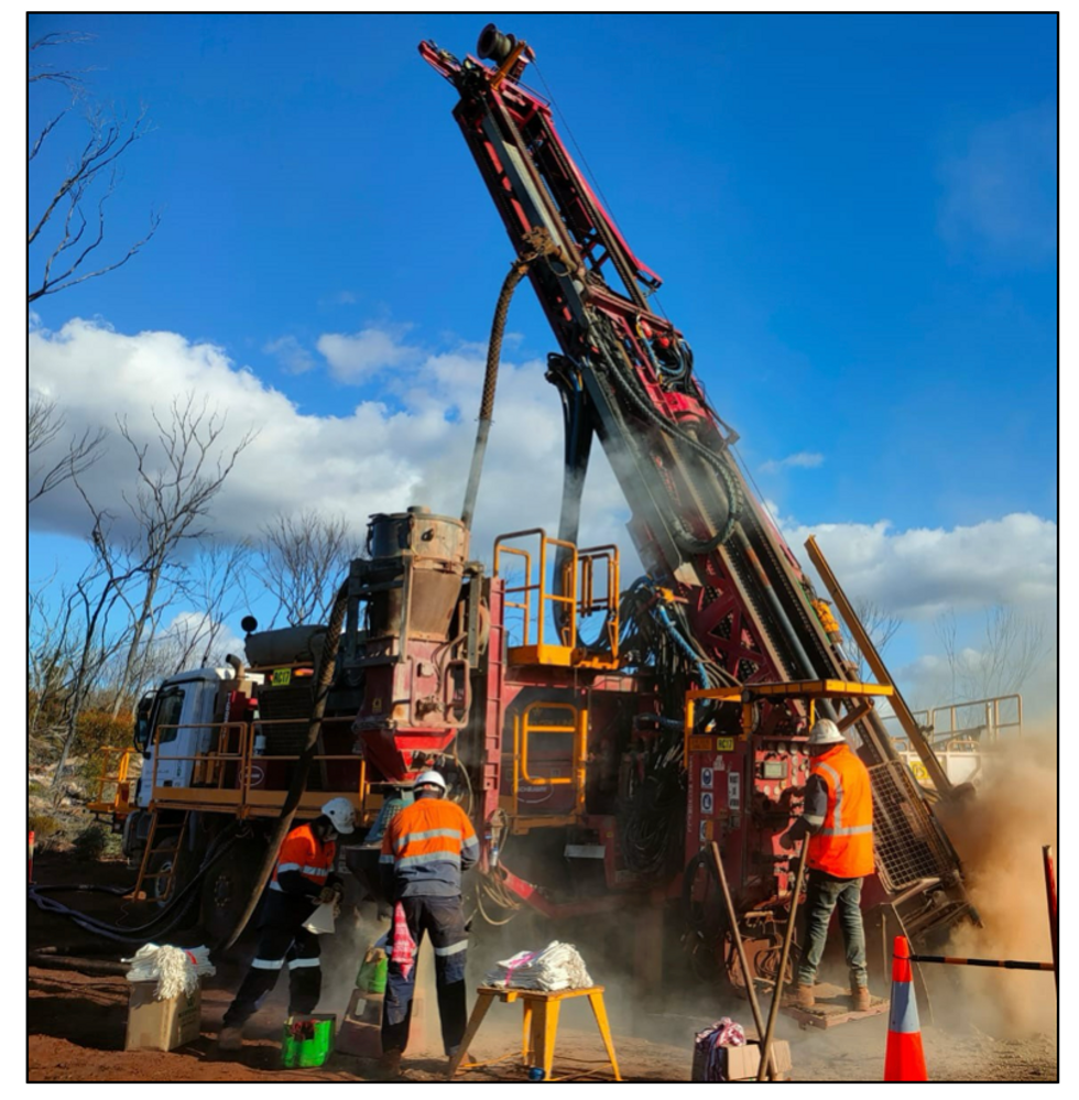 Charger Metals drill setup