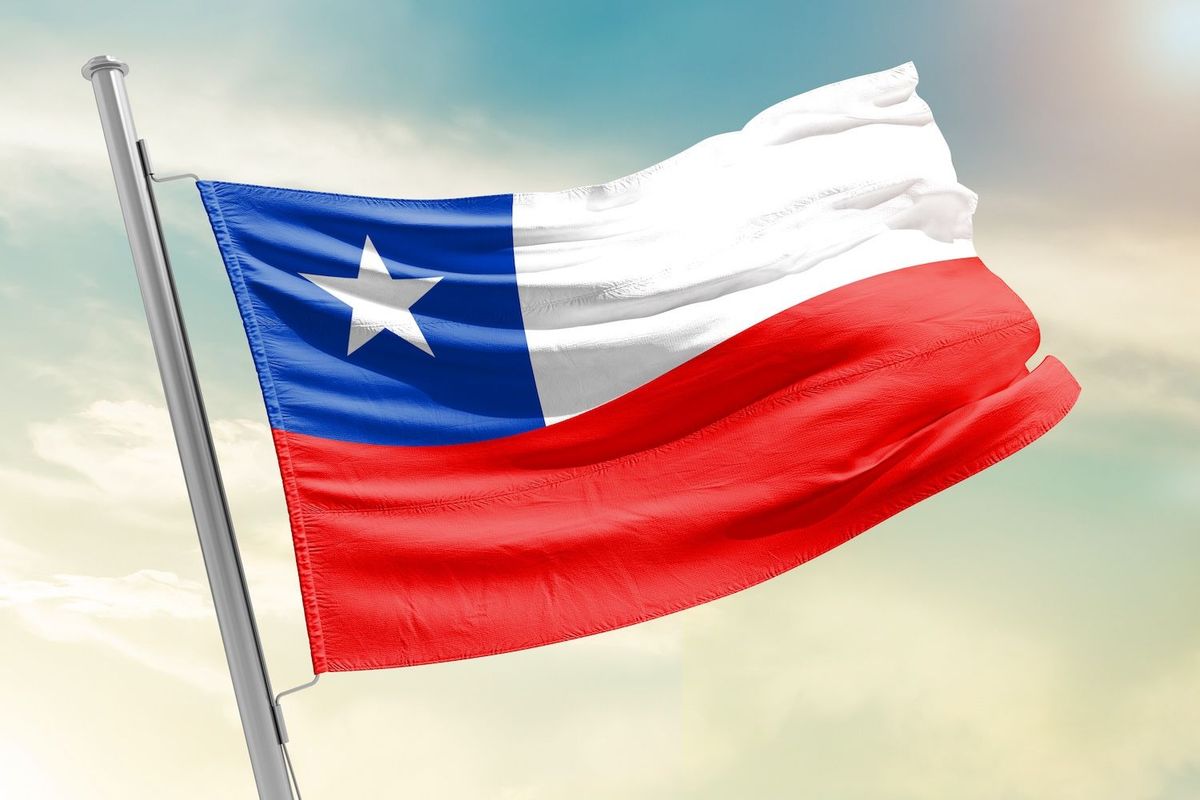 Chilean flag.