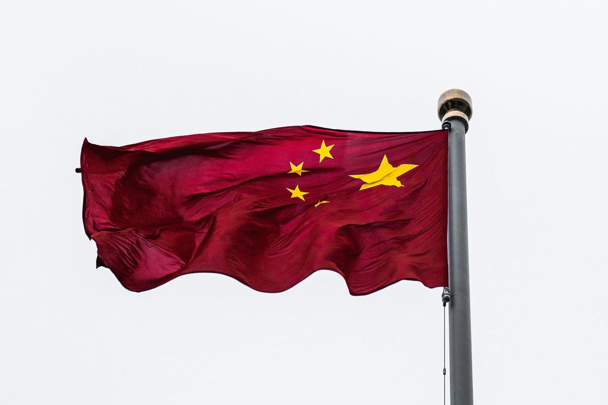 China flag.