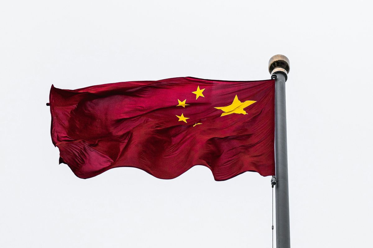 Chinese flag.