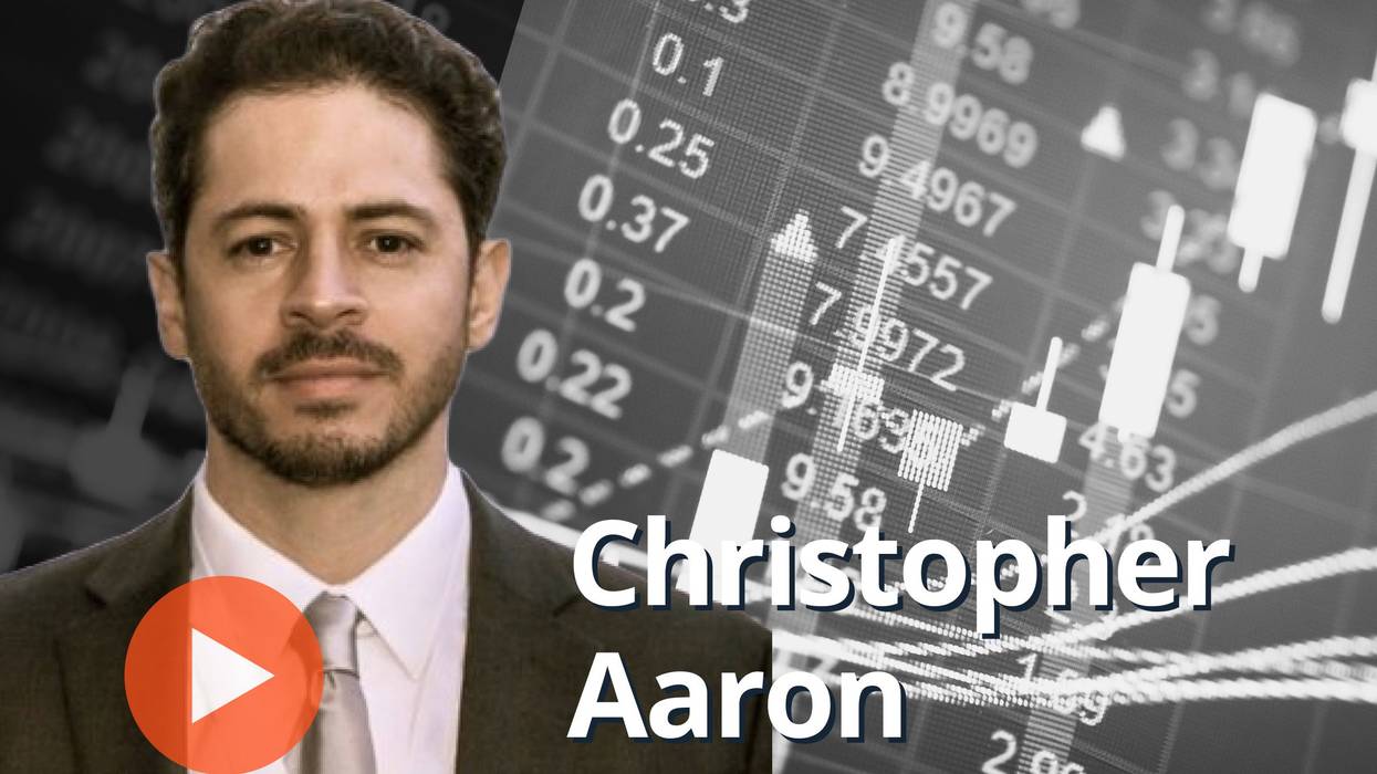 Christopher Aaron, stock chart.