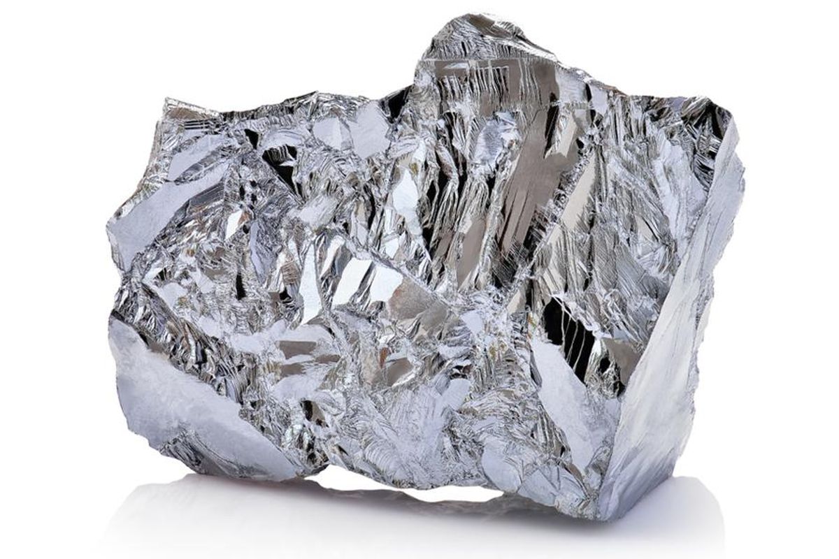 Chunk of nickel.