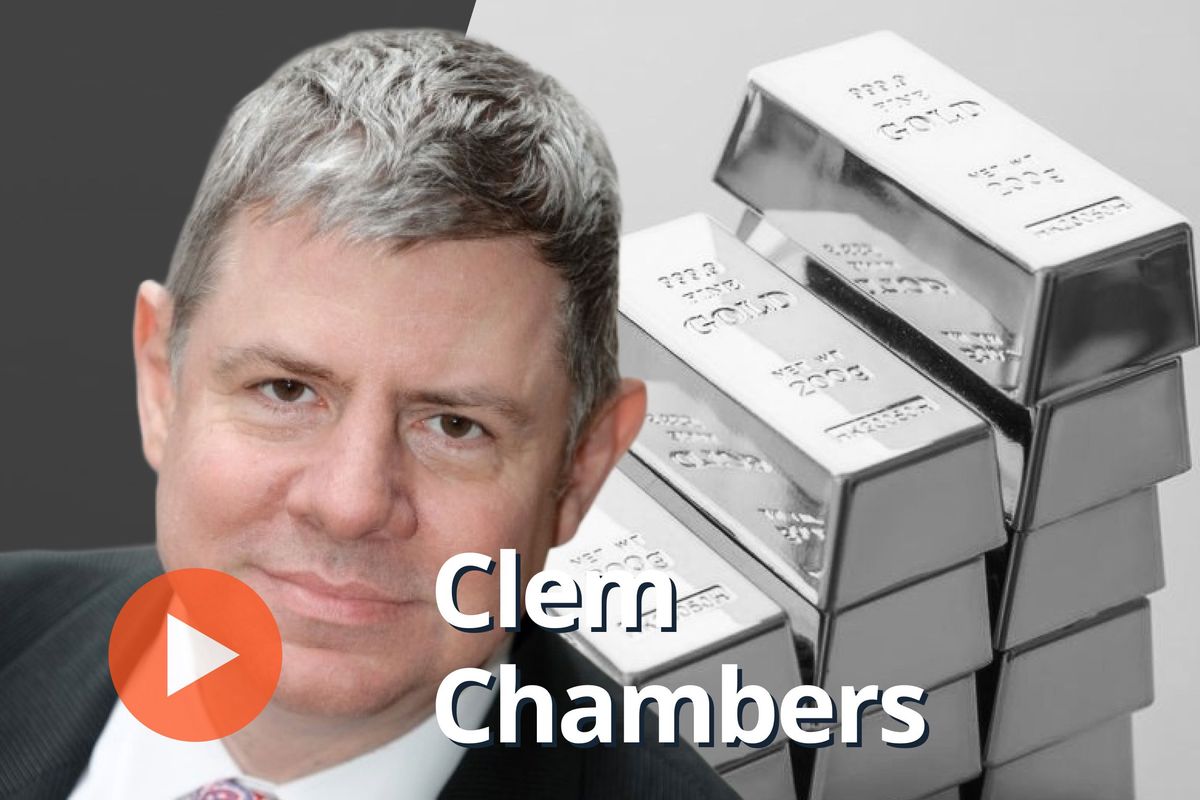 Clem Chambers, gold bars.