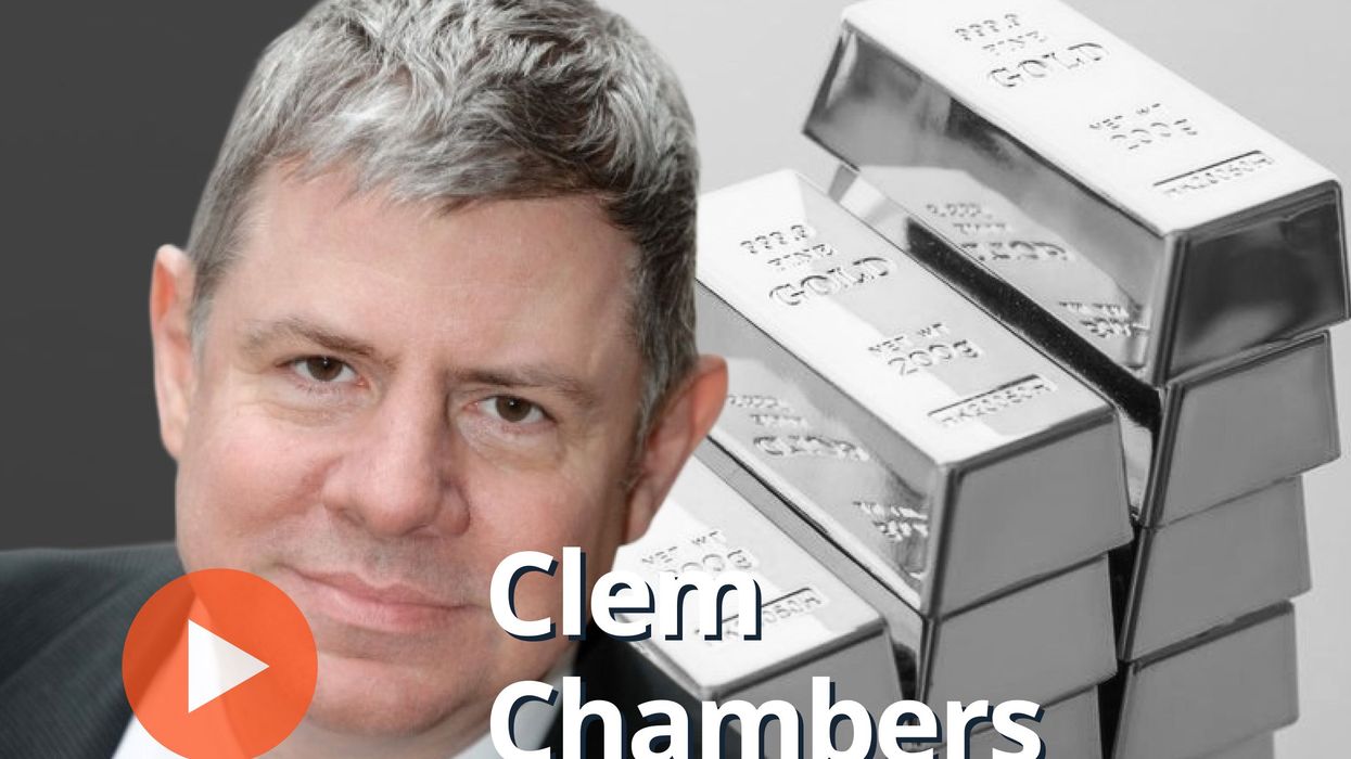 Clem Chambers, gold bars.