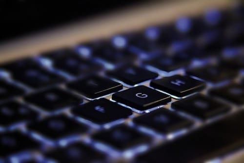 closeup of computer keyboard