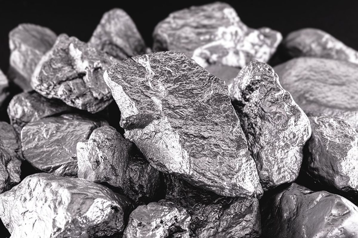 closeup of ore