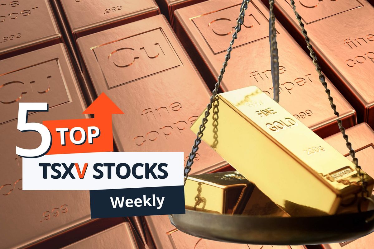 copper and gold bars