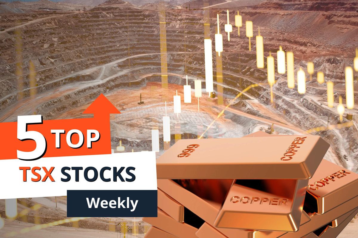 copper bars and open-pit mine