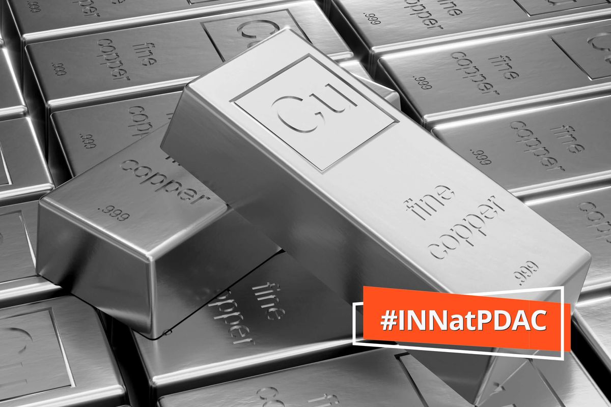 Copper bars.