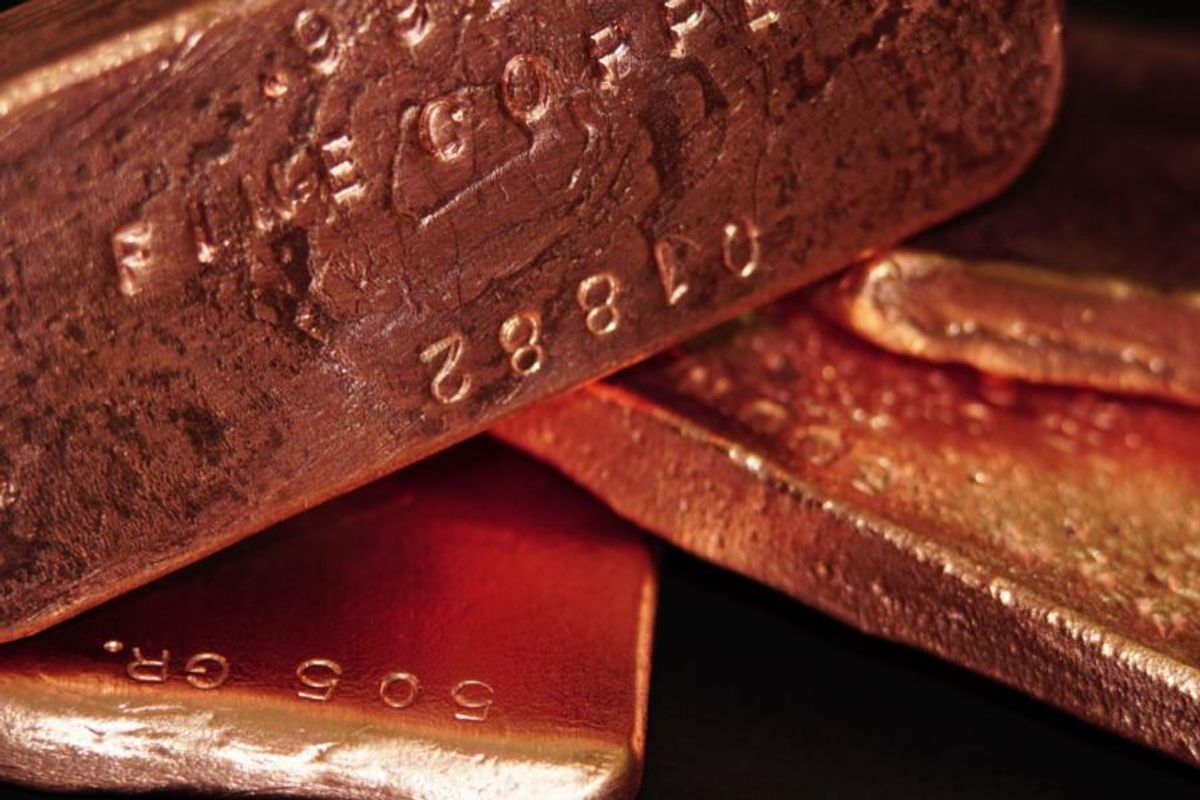 copper ingots