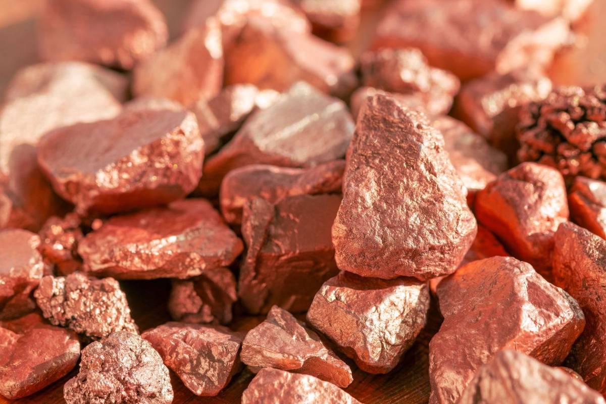 Copper ore.