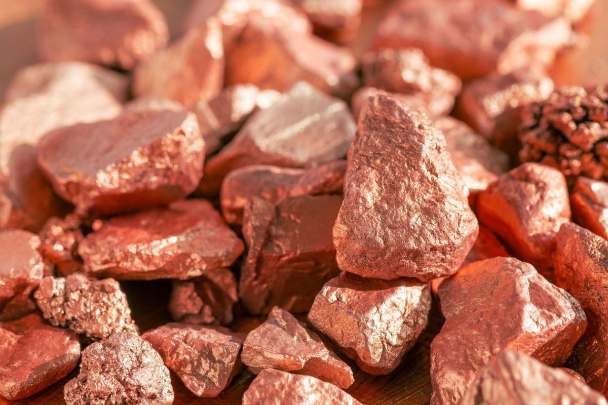 Copper ore.
