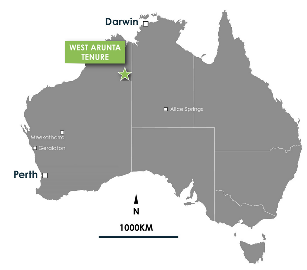 CuFe Limited's West Arunta project