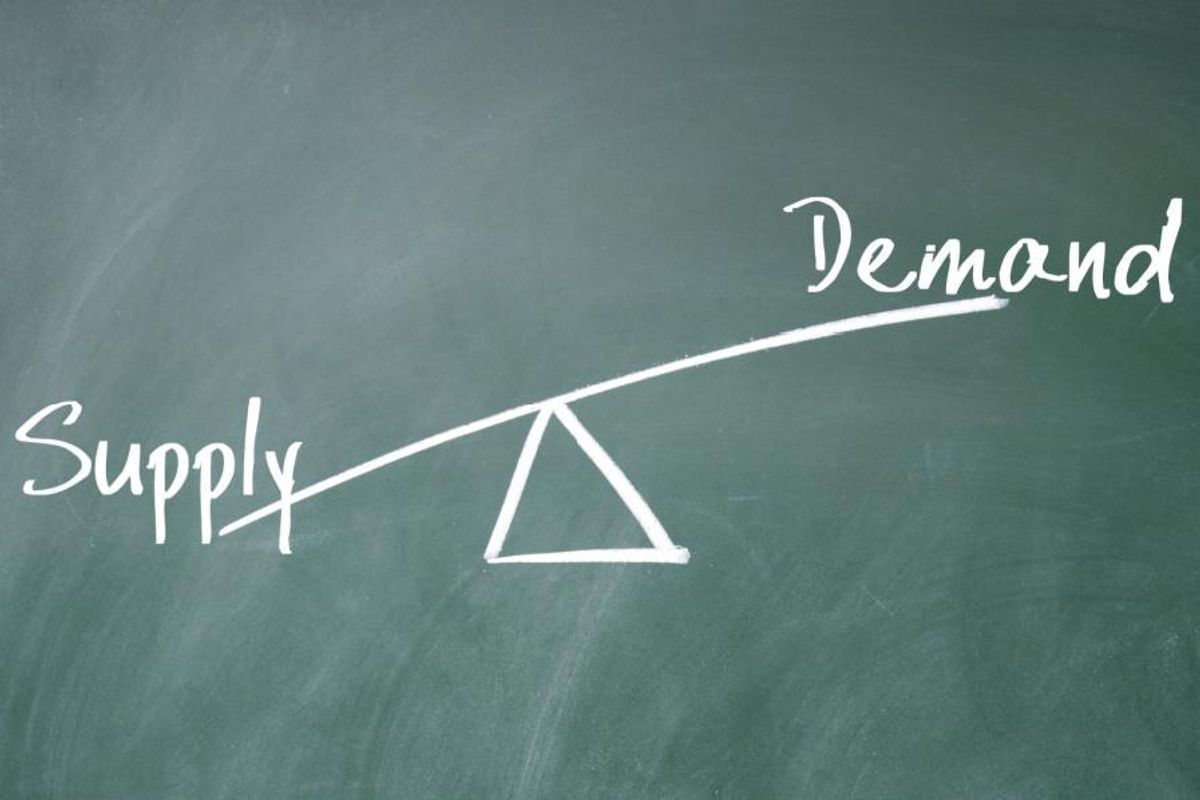 Demand and supply imbalance.