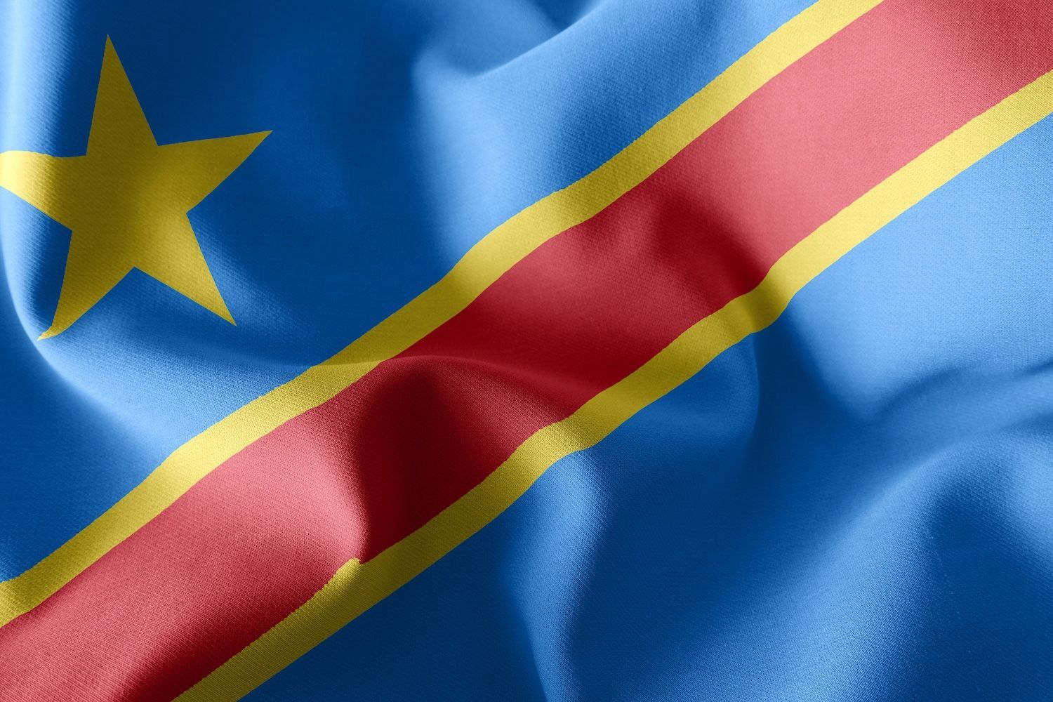 Democratic Republic of Congo flag.