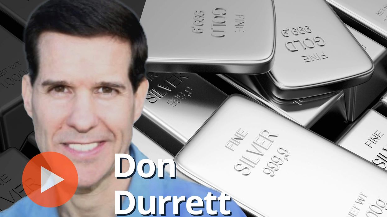 Don Durrett, gold and silver bars.