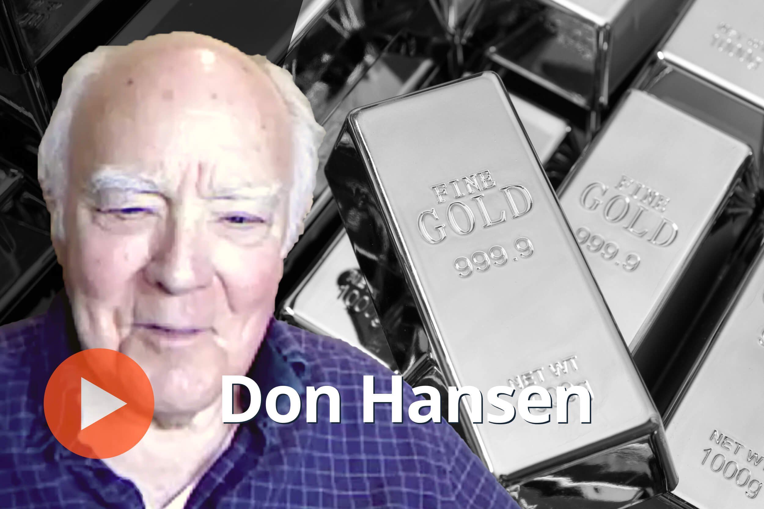 Don Hansen, gold bars.