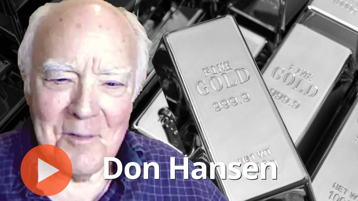 Don Hansen, gold bars.
