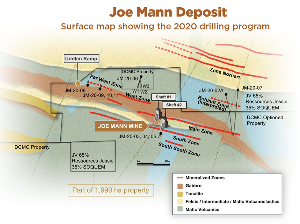 Dor\u00e8 Copper Mining Joe Mann deposit