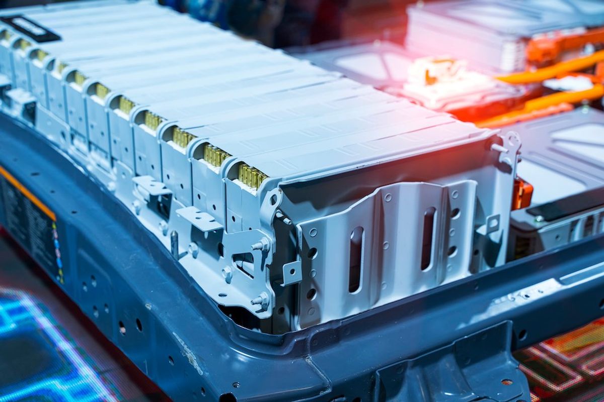 electric car lithium battery pack and power connections