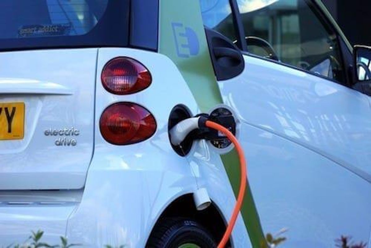 Electric vehicle charging.